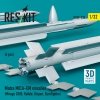 RESKIT RS32-0550 Matra MICA-EM missiles (4 pcs) (3D Printed) 1/32